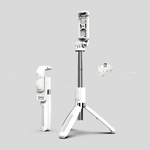 Compatible with Apple, Lengthened Mobile Phone Selfie Stick Bluetooth Tripod