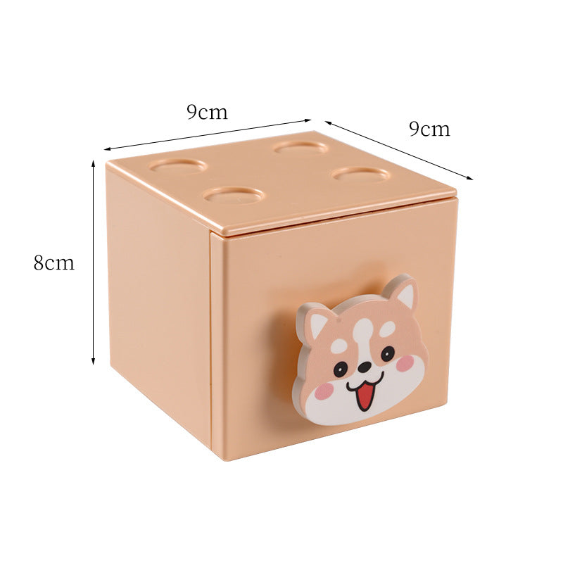 Dormitory Sorting Drawer Type Cartoon Desktop Storage Box