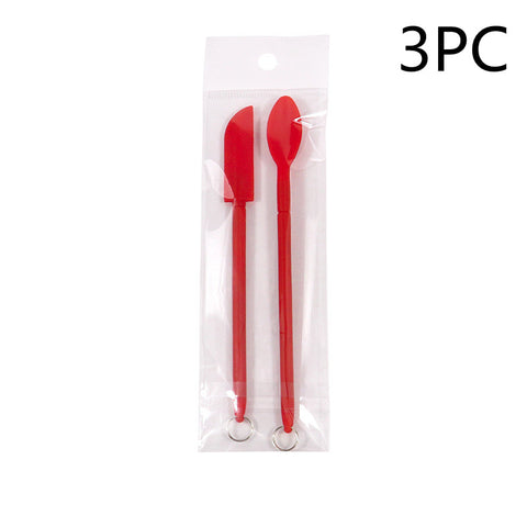 Cosmetic Silicone Spatula Mini Retractable Extended