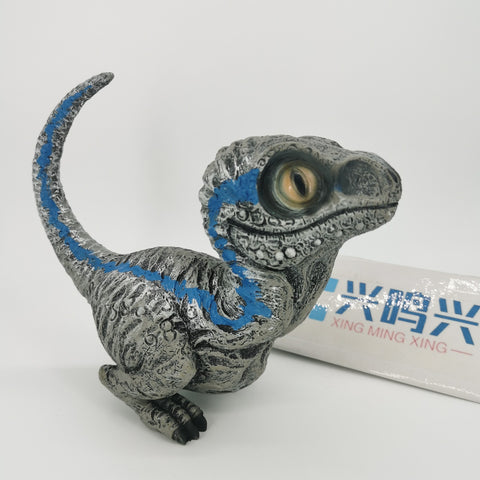 Cute Dinosaur Garden Statues Resin Velociraptor Ornament Realistic Dinosaur Statue For Garden Office Table Decor Kids Gifts