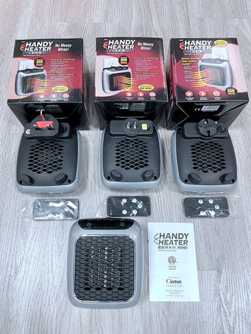 800W Heater Fan Desktop Electric Portable Handy Indoor Wall Mount Space Heater With Fan For Home Use