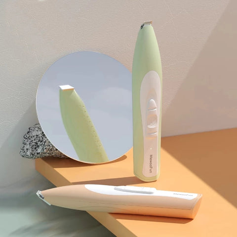 Dog Cat Foot Hair Grooming Clipper Electrical Pet Hair Trimmer with USB Rechargeable Fit Ear Eyes Legs Cutter Remover Low-noise
