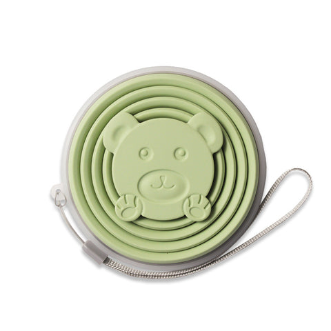 Folding Colorful Cup Foldable Collapsible Telescopic Silicone Water Bottle Outdoor Travel Children Cups Teacups Ware Jug Drink Water Copa