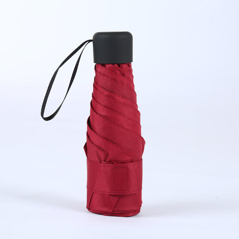 Portable Small Fashion Folding Umbrella Rain Women Gift Men Mini Pocket Parasol Girls Anti-UV Waterproof Portable Travel UMBRELLAS