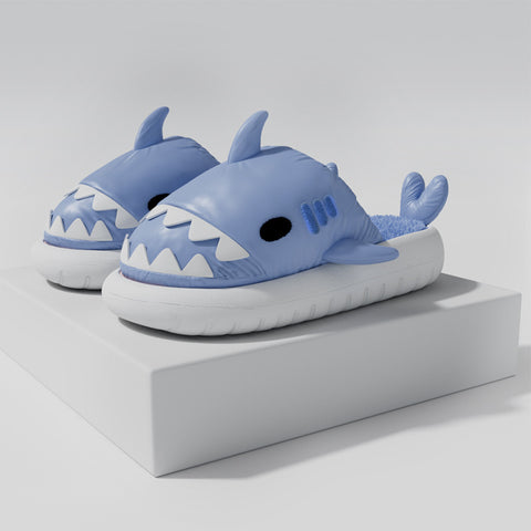 Winter Shark Slippers Detachable House Shoes For Women