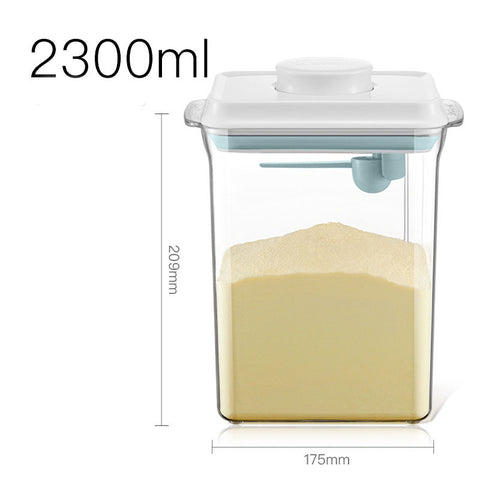 Household Simple Brown Plastic Milk Powder Box