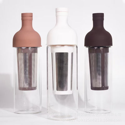 Japanese Household Cold Brew Cup Coffee Steeping Bottle Lemon Tea Tie Pot