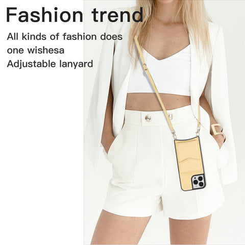 Inclined Straddle Mobile Phone Case Plug-in Fishtail TPU Leather