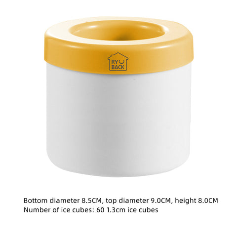 2022 New Portable 2 In 1 Ice Bucket Mold With Lid Space Saving Cube Maker Tools For Kitchen Party Barware