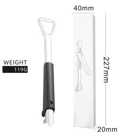 2-in-1 Adjustable Stainless Steel Can Opener Beer Starter Kitchen Tools
