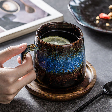 Creative Retro Ceramic Cup Office Tea Home Large-capacity Coffee