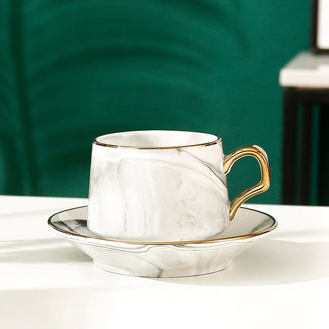 Afternoon Tea Ceramic Coffee Cup And Saucer Set