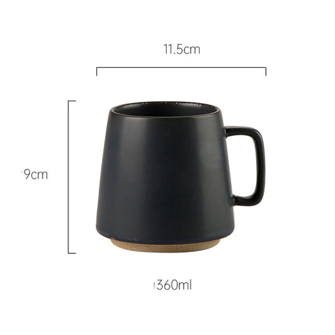Creative Retro Ceramic Cup Office Tea Home Large-capacity Coffee