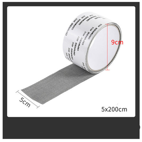 Window Net Anti-mosquito Mesh Sticky Wires Patch Repair Tape New Screen Window Door Mosquito Netting Patch Repair Broken Hole