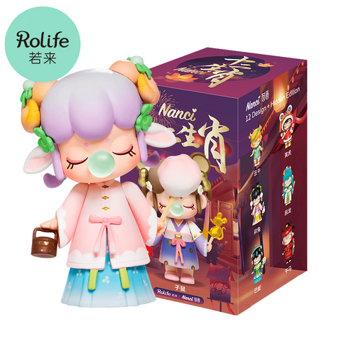 Robotime Rolife Nanci  Zodiac Dolls Action Figure Toys Animal Figures Desktop Model Blind Box Children Girlfriend Birthday Gift