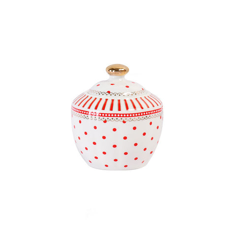 European Style Striped Dot Ceramic Coffee Cup And Saucer Set Home Afternoon Tea