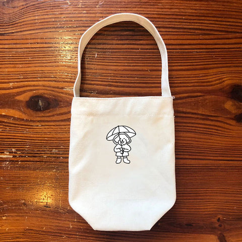 Creative Portable Milk Tea Canvas Bag Coffee Cup Cover