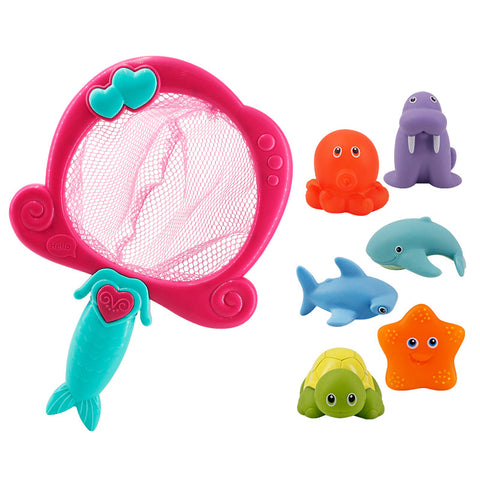 Children Playing In The Water Fish Fishing Baby Bathroom Toy Mermaid Fishing