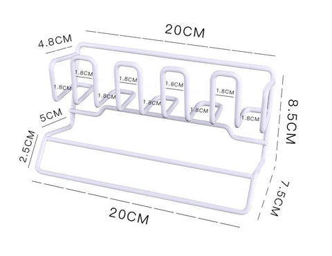 Household Storage Wall Hanging Towel Drain Rack