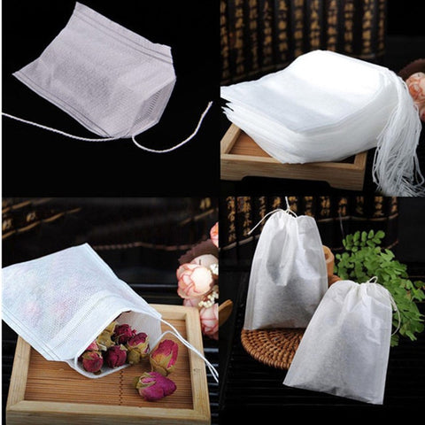 557cm Drawstring Tea Bag Tea Bag Environmental Protection Filter Paper Bag Empty Tea Bag Disposable Tea Bag 100