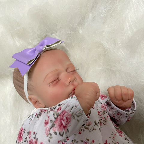 Doll 43CM 3D Painting Bebe Reborn Baby Doll Ashley Sleeping Girl So Adorable Reborn Toy Gift For Kids LOL