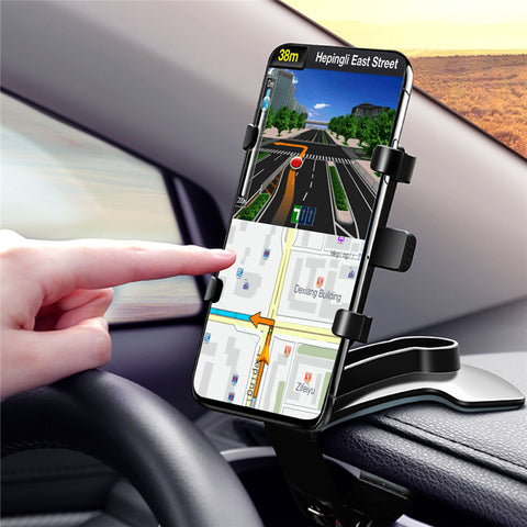 3 In 1 Car Phone Holder Dashboard Rearview Mirror Mobile Phone GPS Navigation Bracket Adjustable Auto Phone Holder
