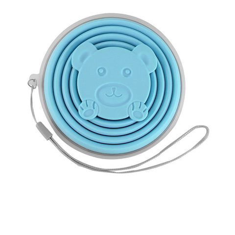 Folding Colorful Cup Foldable Collapsible Telescopic Silicone Water Bottle Outdoor Travel Children Cups Teacups Ware Jug Drink Water Copa