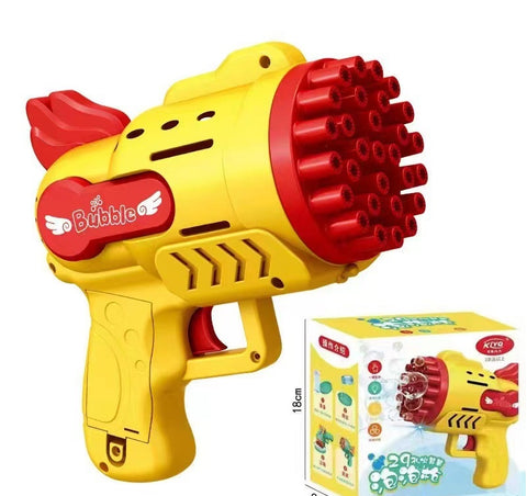 Bubble Gun Kids Toys Electric Automatic Soap Rocket Bubbles Machine Outdoor Wedding Party Toy Children Birthday Gifts
