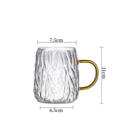 Coffee Glass Hanging Ear Cup Couple Water Cup A Pair Wine Glasses High Tea Cup