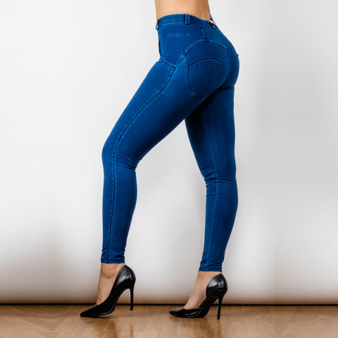 Shascullfites melody gym jeans booty shaping denim leggings jeggings push up effect yoga pants