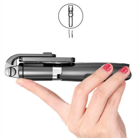 Compatible with Apple, Lengthened Mobile Phone Selfie Stick Bluetooth Tripod