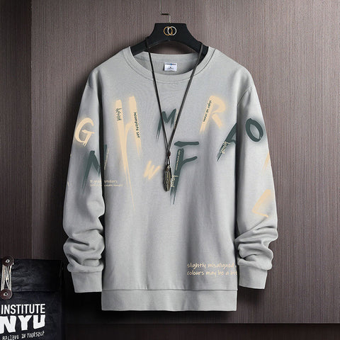 Creative Letter Print Long Sleeve T-shirt