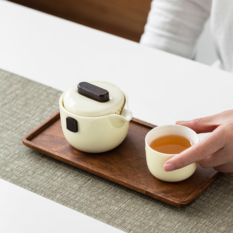 South American Walnut Japanese Tea Tray Coffee Cup Rectangle