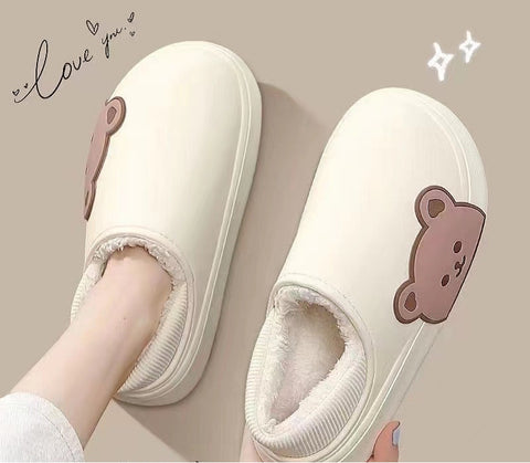 Waterproof Winter Home Confinement Shoes Plush Cotton Shoes Warm Shoes For Women And Men