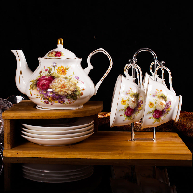Jingdezhen Ceramic European Style Tea Set, Coffee Cup And Saucer