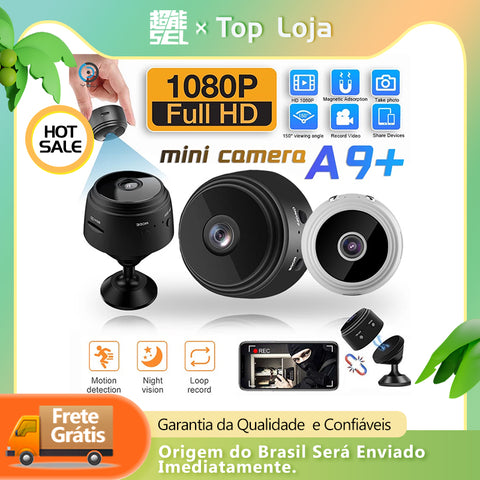 A9 1080P Camera Web HD Wifi Mini IP De Seguranca Domestica Visao Noturna Vigilancia Sem Fio Escondida Gravador Home Com Voz