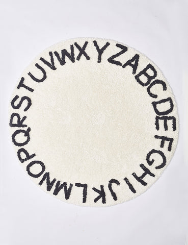 26-letter Round Floor Mat Children's Play Mat Account
