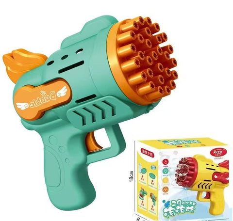 Bubble Gun Kids Toys Electric Automatic Soap Rocket Bubbles Machine Outdoor Wedding Party Toy Children Birthday Gifts