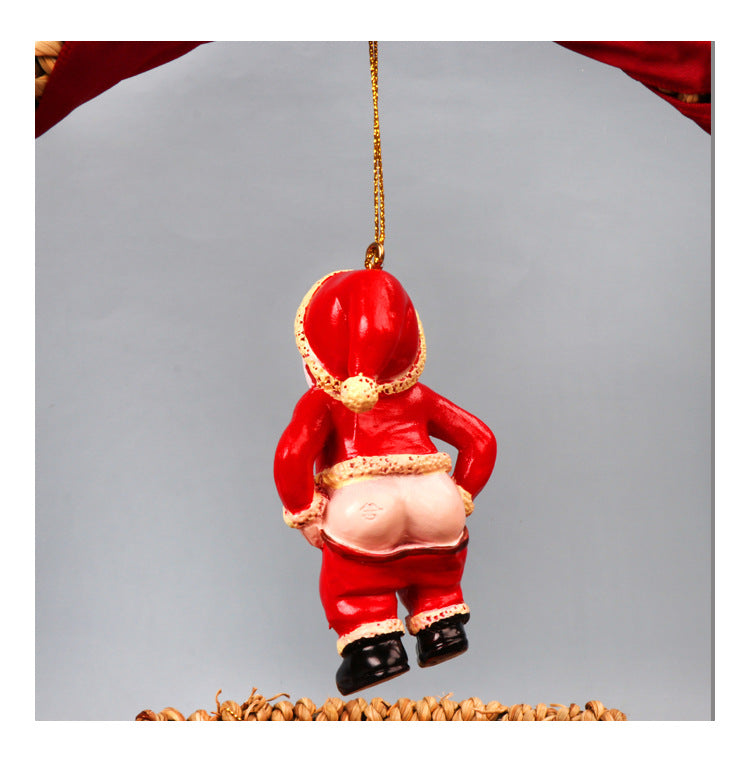 Santa Took Off His Pants And Left His Butt Hanging