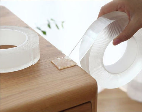 Transparent Double Sided Tape Nano Tape Waterproof Wall Stickers Reusable Heat Resistant Bathroom Home Decoration Tapes