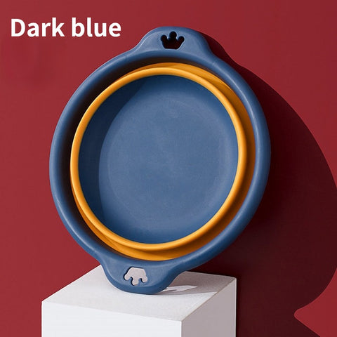 Portable Foldable Laundry Basin Plastic Travel Folding Wash Basin Safe Durable Foldable Wash Basin Bathroom Household Supplies