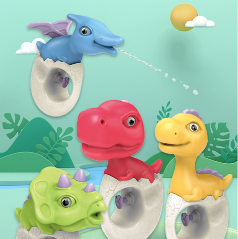 Baby Dinosaur Water Gun Toys For Kids Summer Beach Squirt Blaster Pistol Spray Bath Swim Game Toy For Children Shower Tool