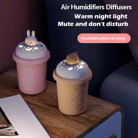Creative Air Humidifier For Home Office Portable Usb Mini Aromatherapy Humidifiers Dffusers Car Mute Usb Humidifi Home Appliance