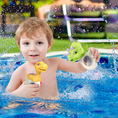 Baby Dinosaur Water Gun Toys For Kids Summer Beach Squirt Blaster Pistol Spray Bath Swim Game Toy For Children Shower Tool