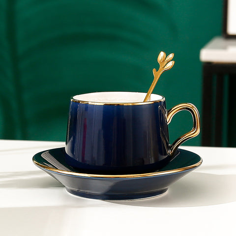 Afternoon Tea Ceramic Coffee Cup And Saucer Set