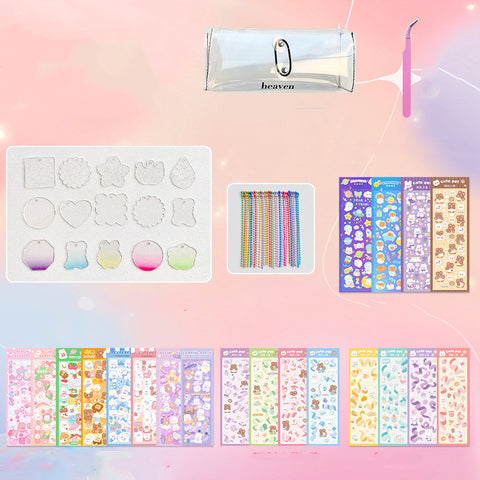 Goo Card Set Cute Sticker Kids Toy Material Pack