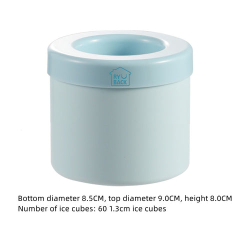 2022 New Portable 2 In 1 Ice Bucket Mold With Lid Space Saving Cube Maker Tools For Kitchen Party Barware