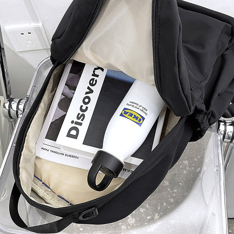 Nylon Backpack School Bag Junior High School Student Bags