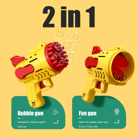 Bubble Gun Kids Toys Electric Automatic Soap Rocket Bubbles Machine Outdoor Wedding Party Toy Children Birthday Gifts