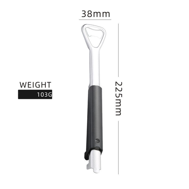 2-in-1 Adjustable Stainless Steel Can Opener Beer Starter Kitchen Tools
